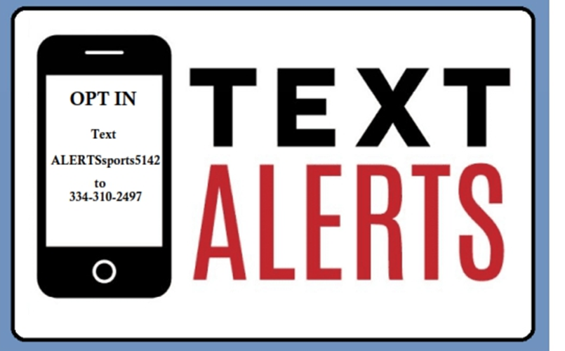 SIGN UP FOR TEXT ALERTS!